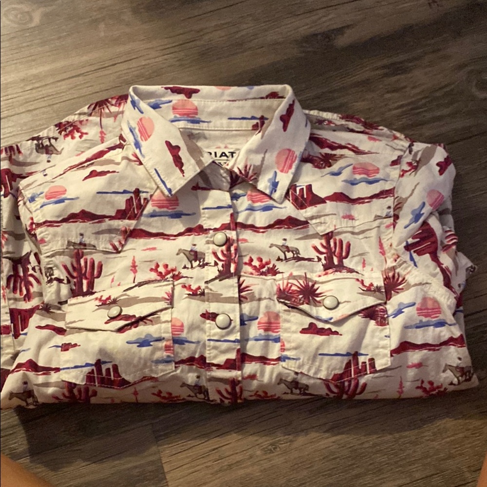 Ariat Men's Western Print Shirt - Multicolor